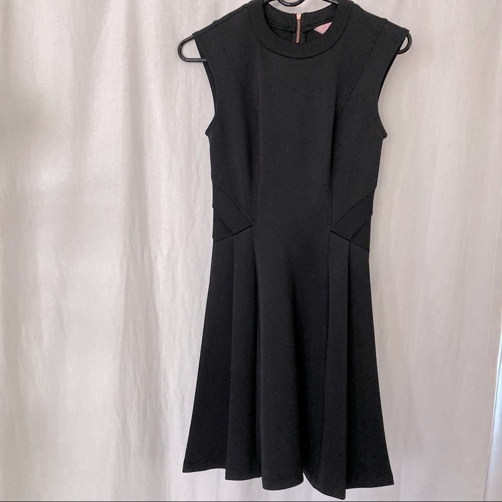 Black short sleeved Ted Baker Dress